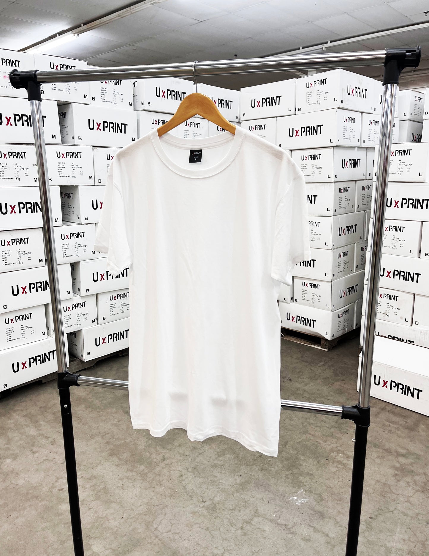 US-150 WHITE T - Case of 72/Size - $1.99 per shirt (S-XL)